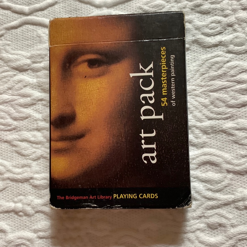 PLAYING CARDS-PLATNIK ART PACK 54 MASTERPIECES HARRODS (VTG-2000))
